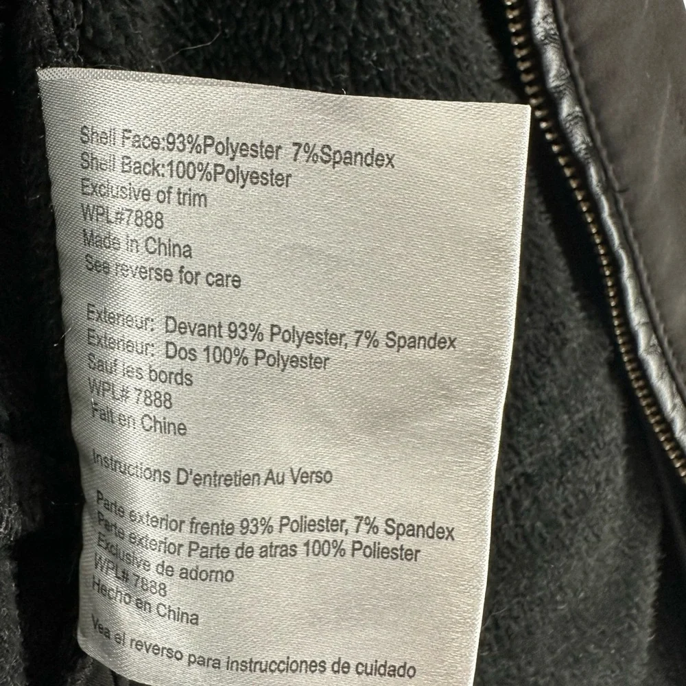 Michael Kors Black Winter Jacket Mid Length Zip Closure and‎ Pockets Women’s S
